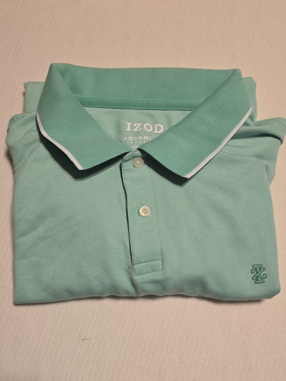 IZOD Advantage Performance Polo Men's Green Polo Shirt